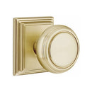 Emtek Norwich Knob Concealed Screws With Wilshire Rosette