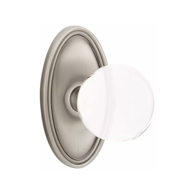 Emtek Bristol Knob With Oval Rosette