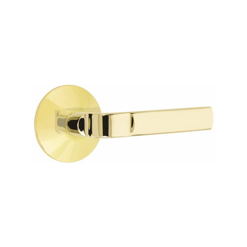 EMTEK Aston Lever Concealed Screws with Modern Rosette