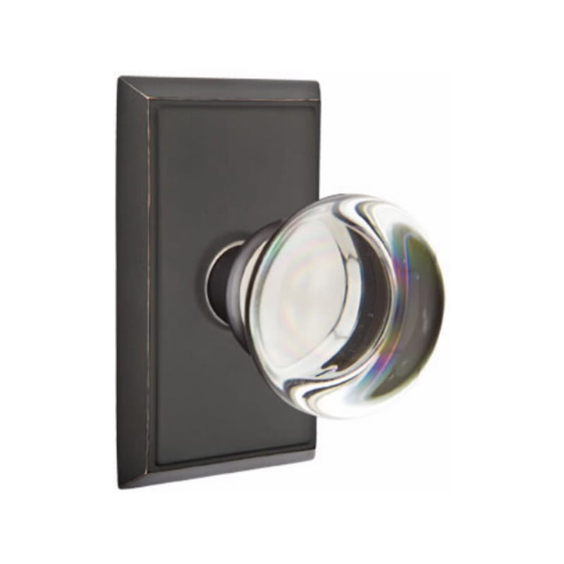 Emtek Providence Knob Concealed Screws With Rectangular Rosette