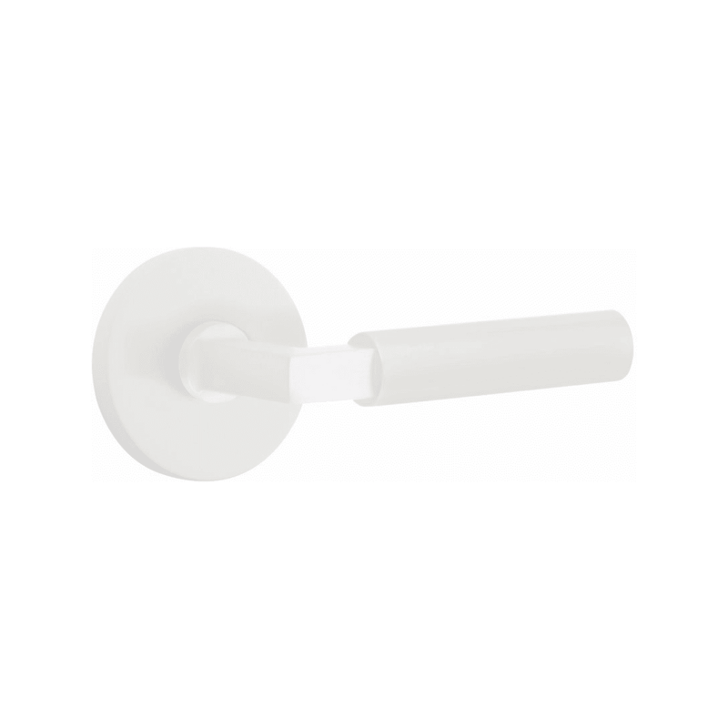 Emtek Select L-Square Smooth Lever with Disk Rosette