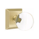 Emtek Bristol Knob Concealed Screws With Quincy Rosette