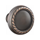 Emtek Single Cylinder Transitional Heritage Monolithic Handleset EMPowered Motorized Smart Lock Upgrade With Rope Knob