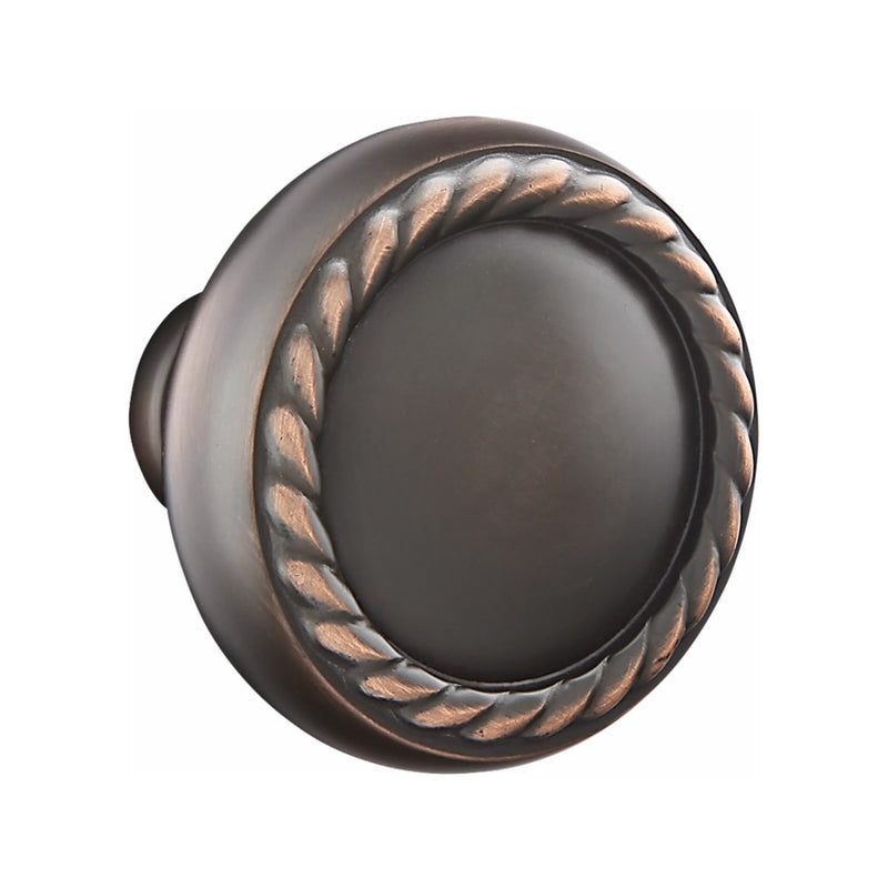 Emtek Single Cylinder Ribbon & Reed Handleset EMPowered Motorized Smart Lock Upgrade With Rope Knob