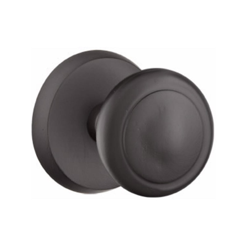 Emtek Sandcast Bronze Butte Knob Concealed Screws with