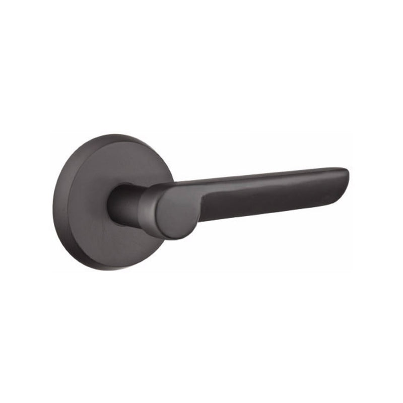 Emtek Sandcast Bronze Aurora Lever with