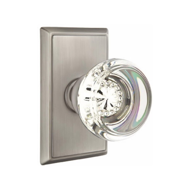 Emtek Georgetown Knob With Rectangular Rosette