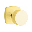 Emtek Select Conical Straight Knurled Knob Concealed Screws with Urban Modern Rosette