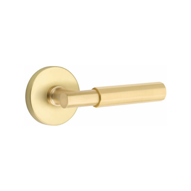 Emtek Select T-BAR Faceted Lever Concealed Screws with Disk Rosette
