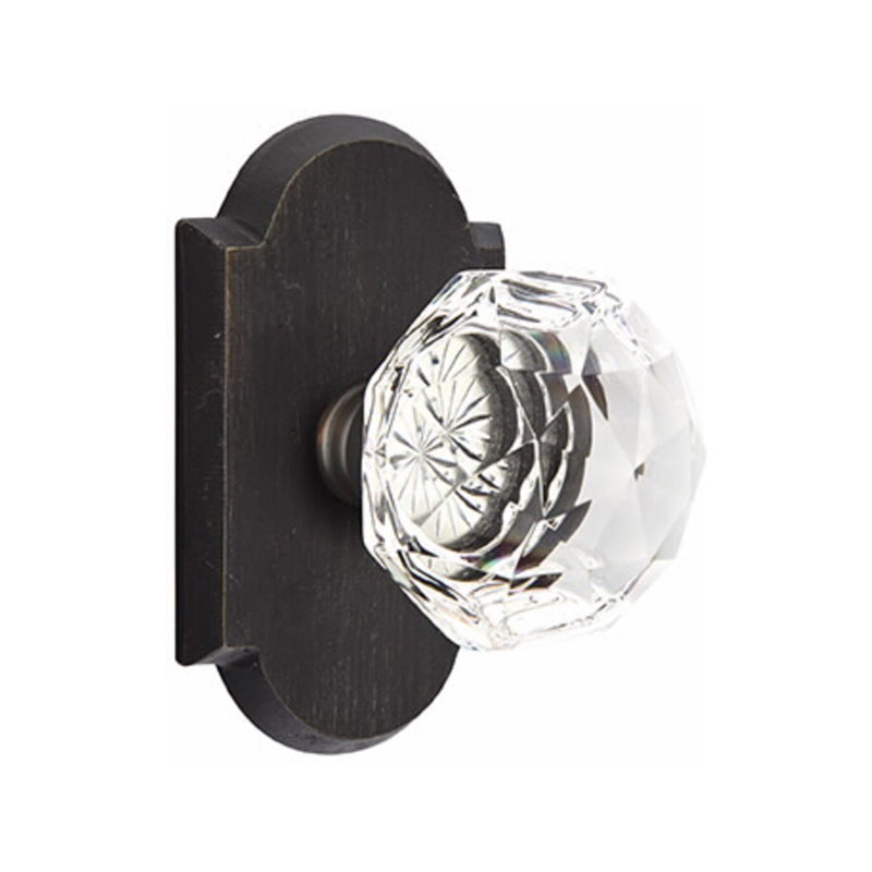 Emtek Glass Diamond Knob with