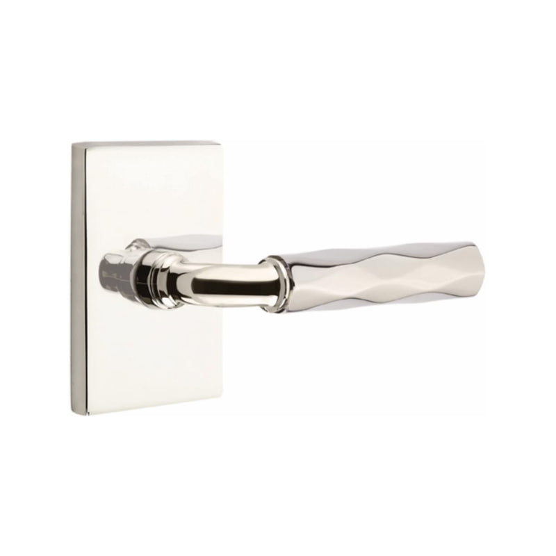 Emtek Select R-BAR Tribeca Lever with Modern Rectangular Rosette