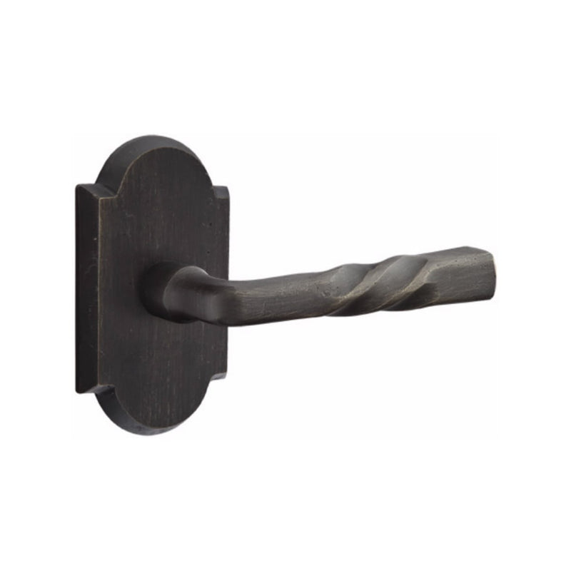 Emtek Sandcast Bronze Montrose Lever with