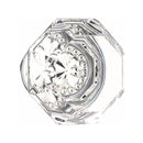 Emtek F13 Function Mormont Mortise Handleset with Old Town Glass Knob