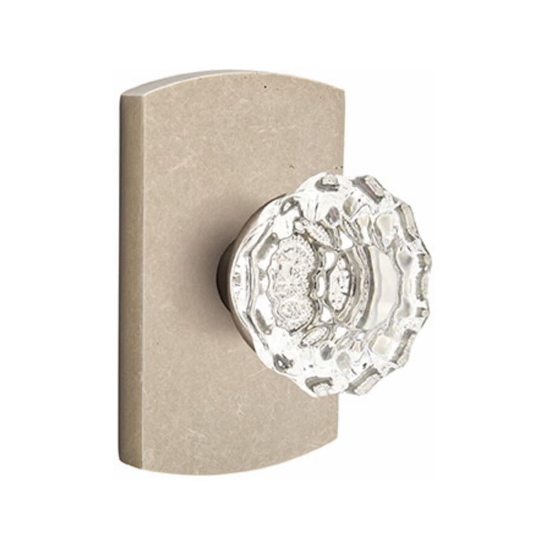Emtek Glass Astoria Knob Concealed Screws with