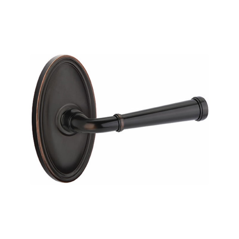 Emtek Merrimack Lever Concealed Screws with Oval Rosette