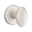 Emtek Egg Knob Concealed Screws With Regular Rosette