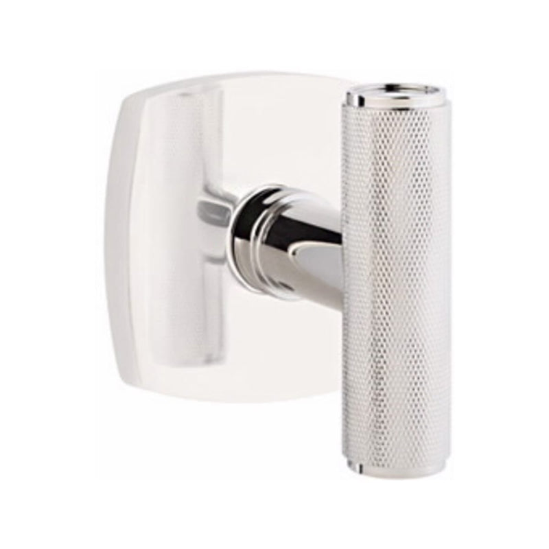 Emtek Ace Knurled Knob Concealed Fastener with Urban Modern Rosette