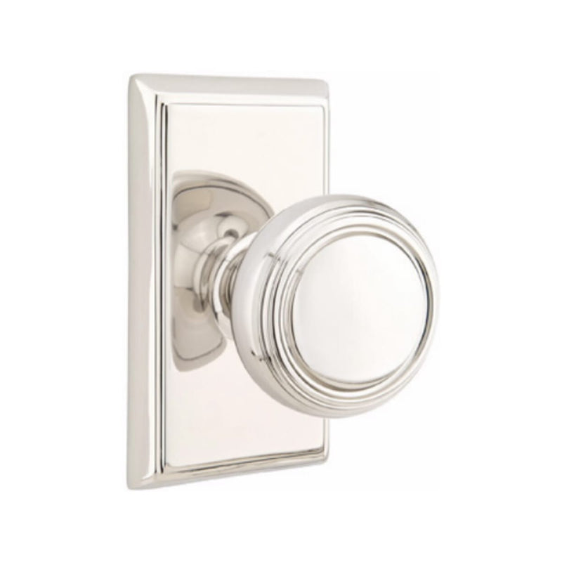 Emtek Norwich Knob With Rectangular Rosette