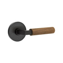 Emtek Select L-Square Dark Walnut Lever with Disk Rosette