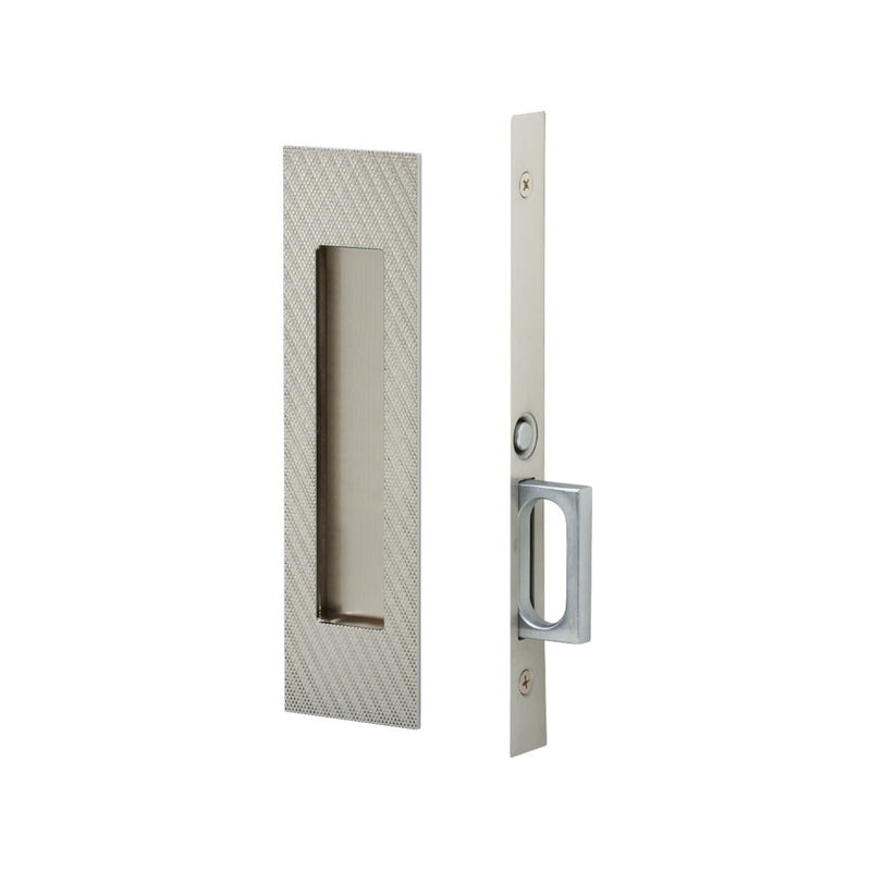Emtek Knurled Narrow Modern Rectangular Mortise
