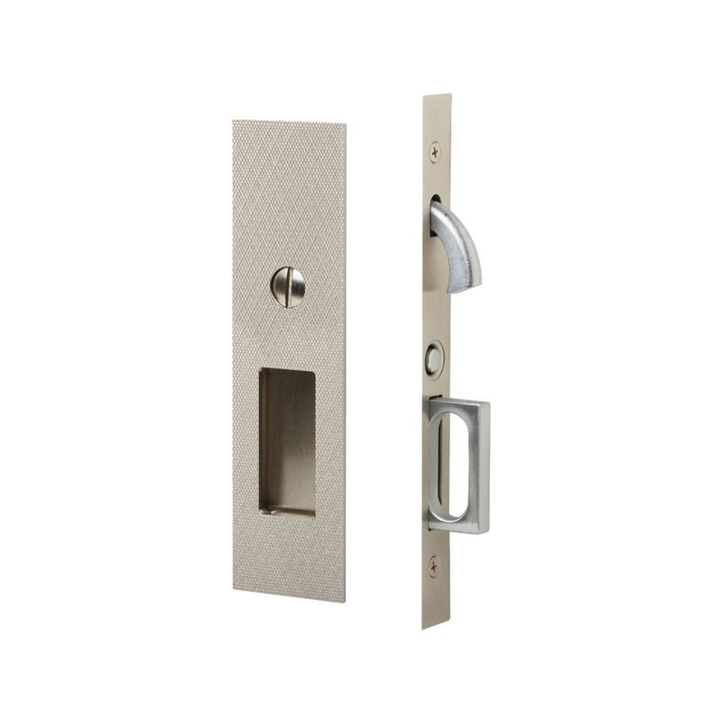 Emtek Knurled Narrow Modern Rectangular Mortise