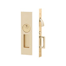 Emtek Knurled Narrow Modern Rectangular Mortise