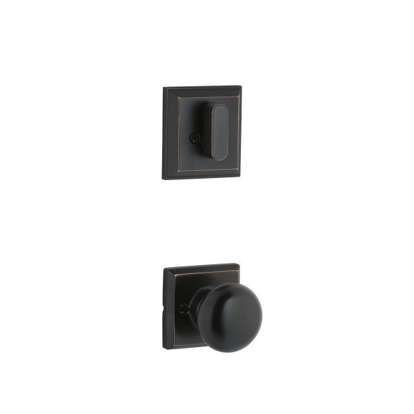 Yale Ellington Trim with Walker Knob Single Cylinder (Interior Trim Pack)