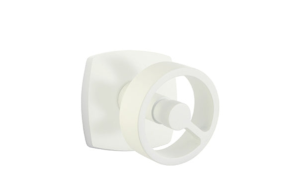 Emtek  Spoke Knob Concealed Fastener with  Square Rosette