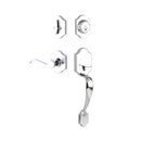 Yale Everly Entry Set with Farmington Lever Single Cylinder (Exterior + Interior)