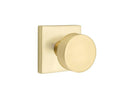 Emtek Round Knob  Concealed  Fastener with Square Rosette
