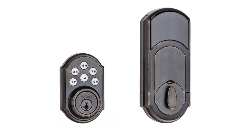 Kwikset CP910TRLZW500 Clear Pack Z-Wave Enabled Traditional Smartcode Deadbolt with Z-Wave 500 Chipset with RCAL Latch and RCS Strike