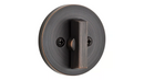 Kwikset 663RDT One Sided Turn Round Deadbolt with 2-3/8" Latch and SCS Strike with New Chassis
