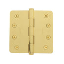 Baldwin 1435I 3-1/2" x 3-1/2" - 1/4" Radius Mortise Hinge