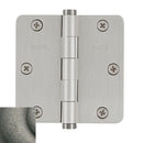 Baldwin 1435I 3-1/2" x 3-1/2" - 1/4" Radius Mortise Hinge