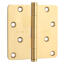 Baldwin 1440I 4" x 4" - 1/4" Radius Mortise Hinge