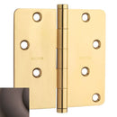 Baldwin 1440I 4" x 4" - 1/4" Radius Mortise Hinge