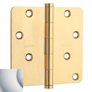 Baldwin 1440I 4" x 4" - 1/4" Radius Mortise Hinge