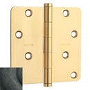 Baldwin 1440I 4" x 4" - 1/4" Radius Mortise Hinge