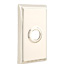 Emtek Transitional Brass Single Hook with Rectangular Rosette