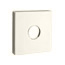 Emtek Transitional Brass Single Hook with Square Rosette