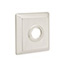 Emtek Transitional Brass Single Hook with Quincy Rosette