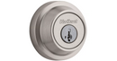 Kwikset 660RDT Single Cylinder Round Deadbolt SmartKey with RCAL Latch and RCS Strike with New Chassis