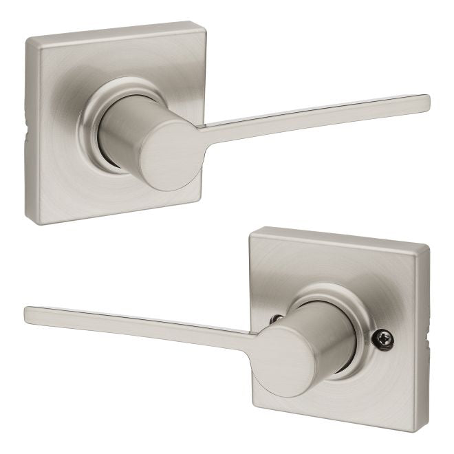 Kwikset Ladera Lever with Square Rose Door Lock