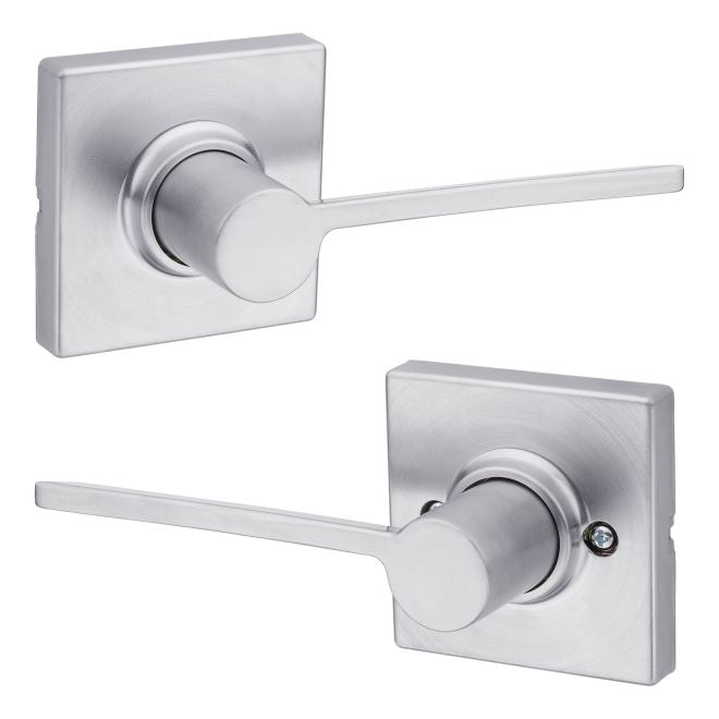 Kwikset Ladera Lever with Square Rose Door Lock