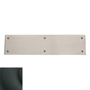 Baldwin 2121190 Push Plate 3" x 12" Beveled Edge Satin Black Finish - Satin Black - Brass