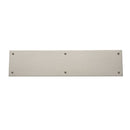 Baldwin 2123150 Push Plate 3-1/2" x 15" Beveled Edge Satin Nickel Finish - Satin Nickel - Brass