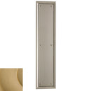 Baldwin 2280033 Push Plate 3-1/2" x 15" Nashville Vintage Brass Finish - Vintage Brass - Brass