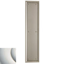 Baldwin 2280140 Push Plate 3-1/2" x 15" Nashville Bright Nickel Finish - Bright Nickel - Brass
