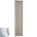 Baldwin 2280264 Push Plate 3-1/2" x 15" Nashville Satin Chrome Finish - Satin Chrome - Brass