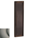 Baldwin 2281151 Push Plate 3-1/2" x 20" Nashville Antique Nickel Finish - Antique Nickel - Brass